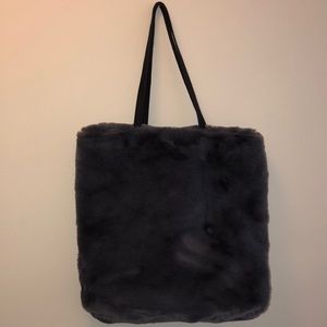 New York & Company Faux Fur Tote/Purse